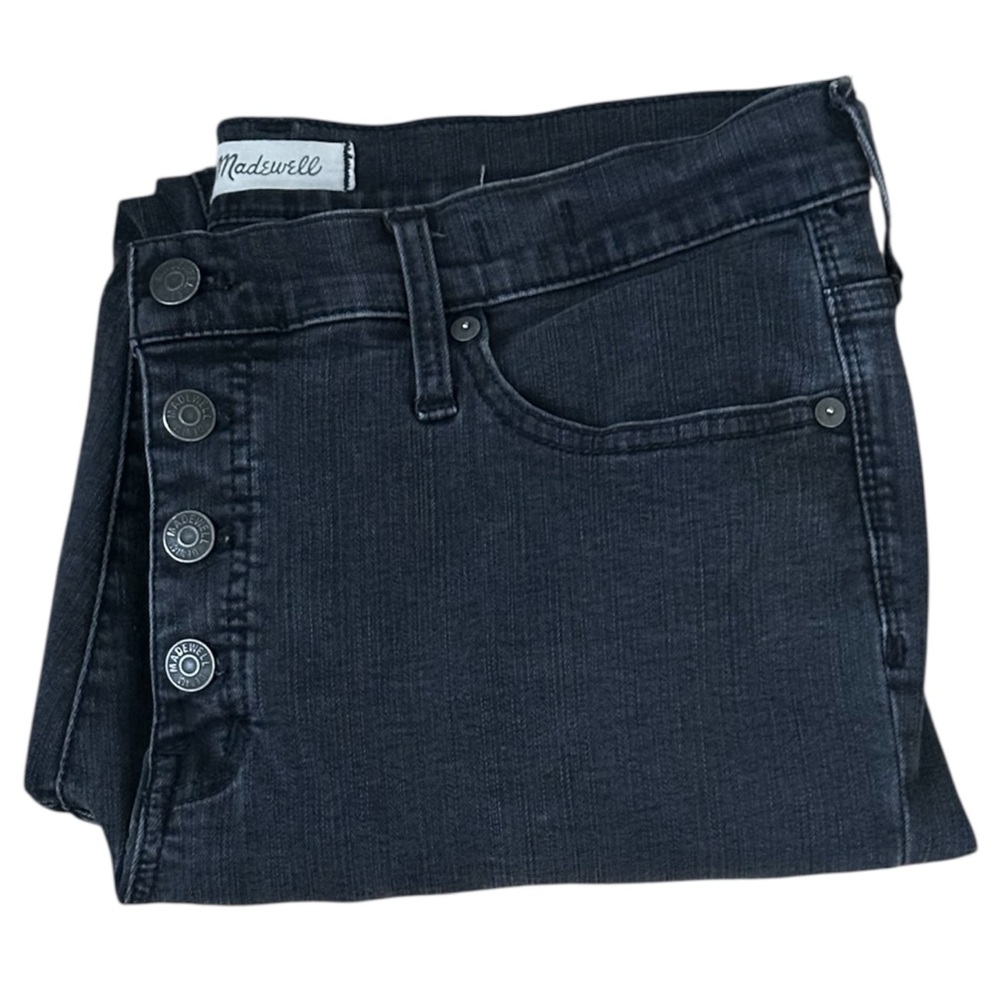 Madewell Light Wash Black 9” Mid-Rise Skinny Jean sz. 32